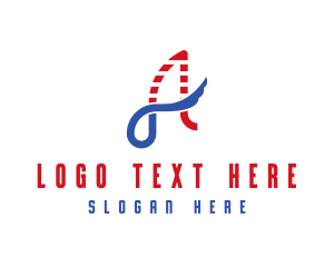 Politics - Patriotic Wing Letter A logo design