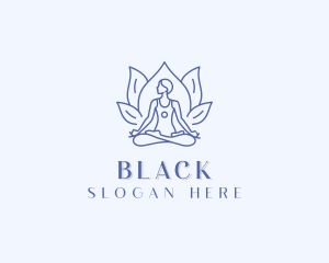 Floral - Mindfulness Healing Yoga logo design