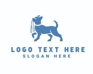 Red Dog - Puppy Dog Pet logo design
