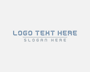 Techno - Generic Business Stencil logo design