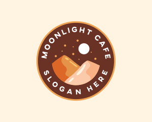 Night - Desert Night Dunes logo design