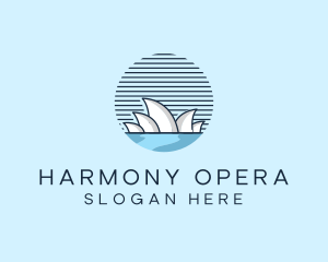 Opera - Sydney Opera House logo design