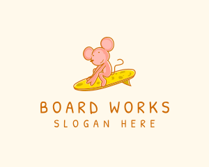 Cheese Board Mouse logo design