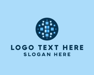 Multimedia - Digital Pixel Technology logo design