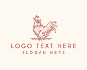 Chick - Hen Chick Bird logo design