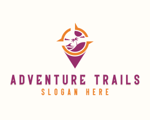 Tourist Adventure Traveler  logo design