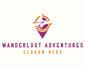 Tourist Adventure Traveler  logo design