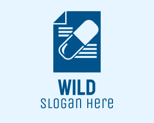 Blue Medicine Prescription Logo