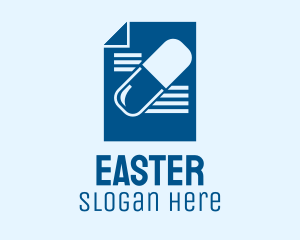 Medical Center - Blue Medicine Prescription logo design
