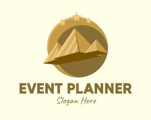 Travel - Gold Pyramid Travel logo design