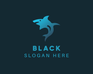 Fish Shark Aquarium  Logo