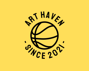 Basketball Hoops Ball logo design