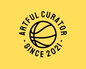 Basketball Hoops Ball logo design