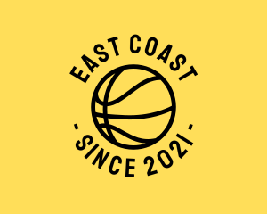 Basketball Hoops Ball logo design