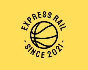 Basketball Hoops Ball logo design