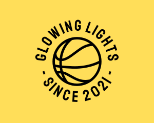 Basketball Hoops Ball logo design