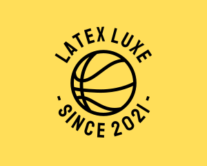 Basketball Hoops Ball logo design