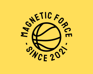 Basketball Hoops Ball logo design