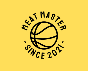 Basketball Hoops Ball logo design