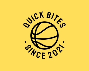 Basketball Hoops Ball logo design