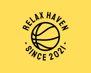 Basketball Hoops Ball logo design