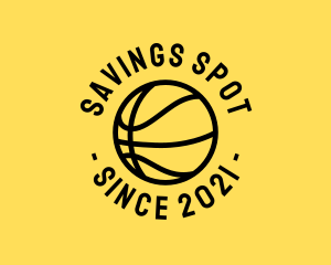 Basketball Hoops Ball logo design