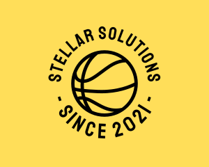 Basketball Hoops Ball logo design