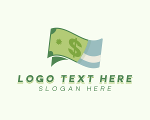 Paper Bill - Tax Money Dollar logo design