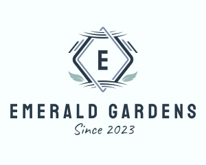 Diamond Leaf Garden logo design