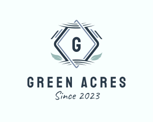 Agriculturist - Natural Leaf Garden logo design