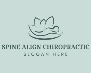 Chiropractor - Natural Lotus Massage logo design