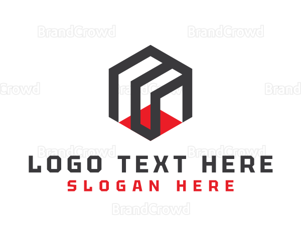 Architectural Cube Structure Logo