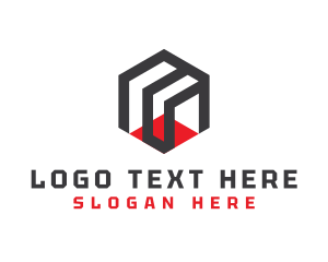 Furniture - Architectural Cube Structure logo design