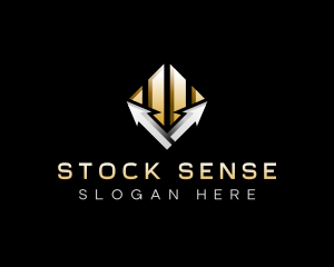 Stocks - Finance Stocks Accounting logo design