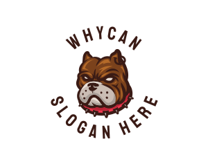 Pit Bull - Tough Canine Dog logo design