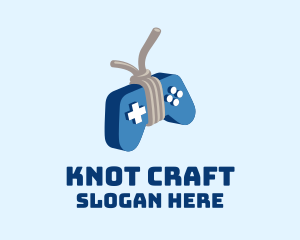 Game Controller Knot  logo design