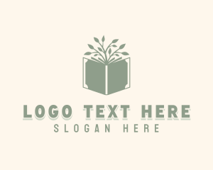 Ebook - Reading Book Tree logo design