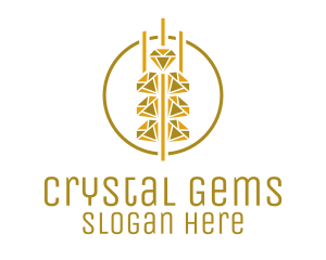 Gold Diamond Grain logo design