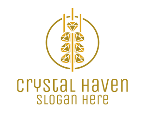 Gold Diamond Grain logo design