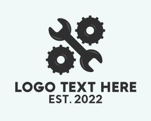 Cogwheel - Industrial Mechanic Tools logo design