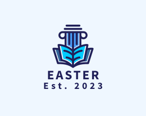 Education - Book Education Pillar logo design