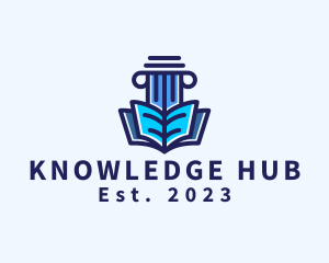 Education - Book Education Pillar logo design