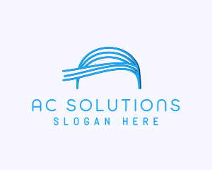 Line Letter A Business logo design