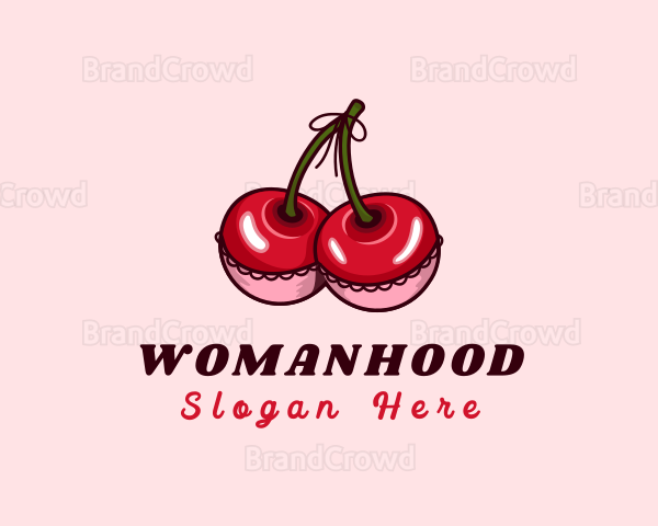 Sexy Adult Cherry Logo