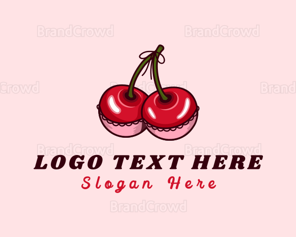 Sexy Adult Cherry Logo