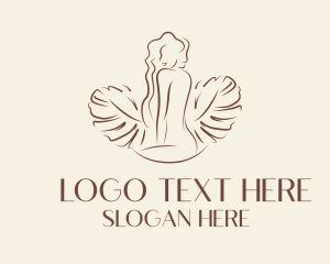 Hairdresser - Hair Salon Lady logo design