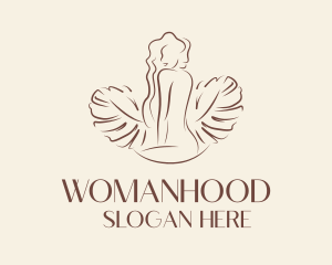 Female - Hair Salon Lady logo design