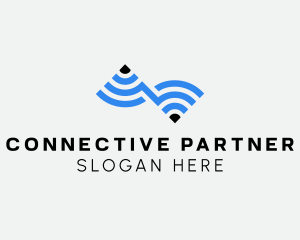 Wifi Internet Connection logo design