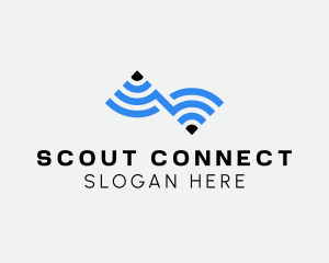 Wifi Internet Connection logo design