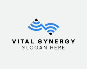 Synergy - Wifi Internet Connection logo design